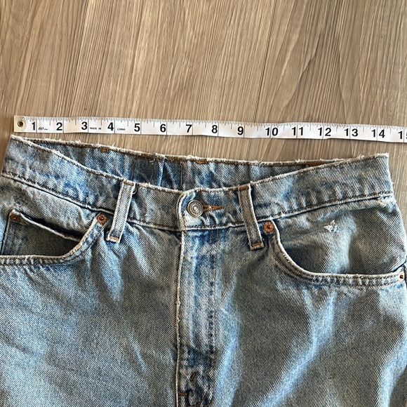 Vintage Orange Tab Levi’s 550 Jeans - Light Wash, Natural distressing, size 27 - Picture 7 of 7